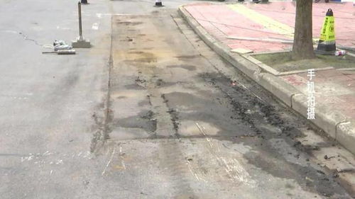 市區(qū)工農(nóng)路路面輕微下沉 與地鐵施工無關